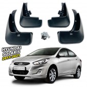 Бризковики для Hyundai Accent Solaris 2011-2021   Бризковики для Hyundai Accent Solaris 2011-2021